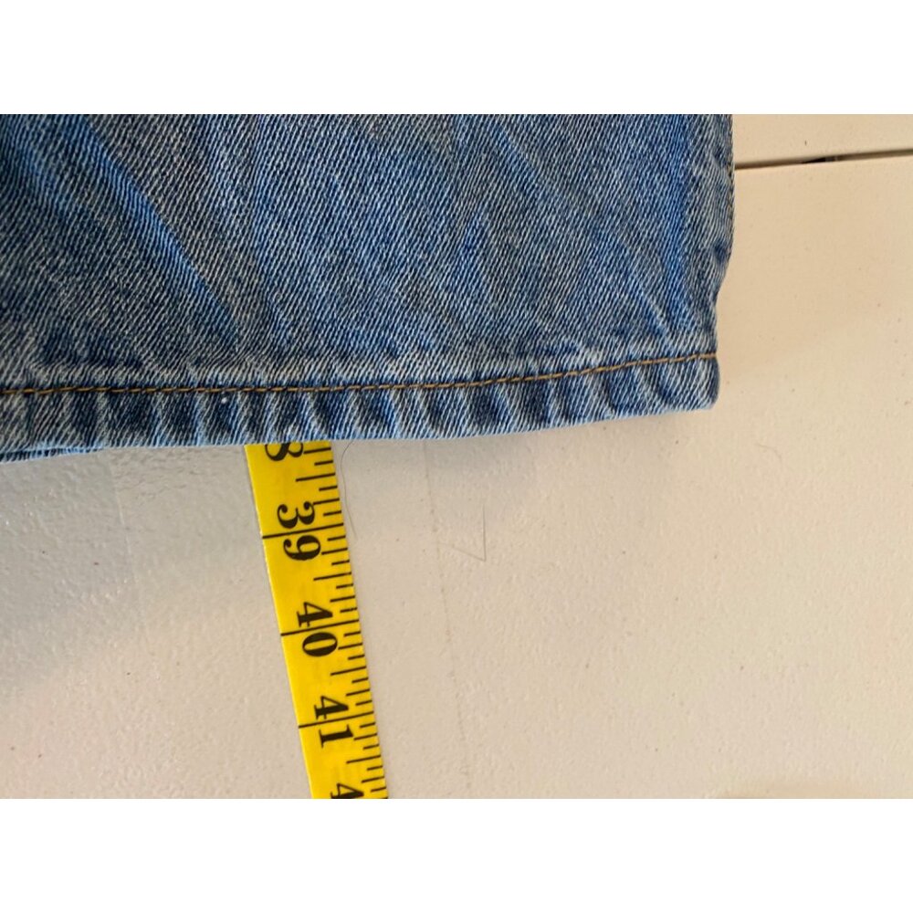 Vervet Flying Monkey Distressed High-Waisted Denim Jeans Size 28 Blue - Picture 8 of 11